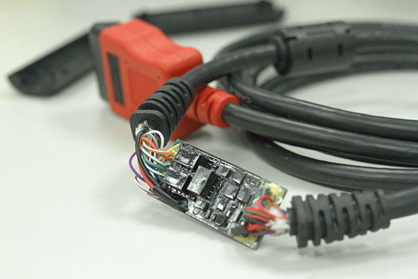 Cable Assembly embedded with PCBA by Ultrasonic Welding